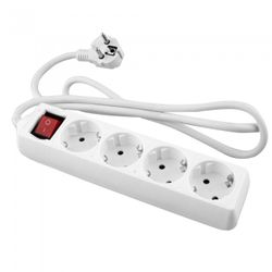 BASE ONLEX BLANCA 4TOMAS CABLE/INT.3MT