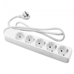 BASE ONLEX BLANCA 5TOMAS CABLE 1,5MT