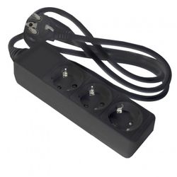 BASE ONLEX NEGRA 3TOMAS CABLE 1,5MT