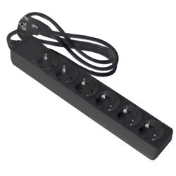 BASE ONLEX NEGRA 6TOMAS CABLE 1,5MT