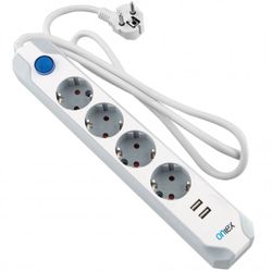 BASE ONLEX PRO 4TOMAS+2 USB CABLE 1,5MT.