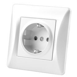 BASE SCHUKO EMPOTRAR UNIVERSAL BLANCO.16A