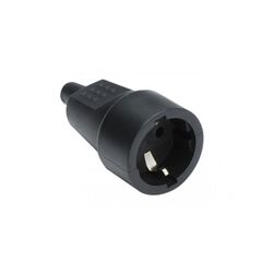 BASE T.T. 16A 250V CAUCHO NEGRO