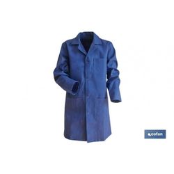 BATA AZUL OSCURA "LIMEUR" 100% ALGODON T-XL