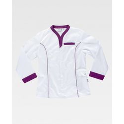 BATA CASACA SEÑORA REF.B6200 BLANCO+MORADO T-XL