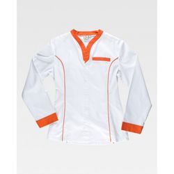 BATA CASACA SEÑORA REF.B6200 BLANCO+NARANJA T-M