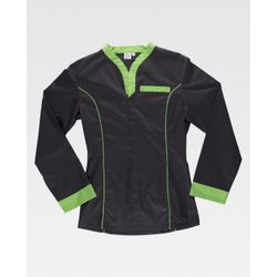 BATA CASACA SEÑORA REF.B6200 NEGRO+VERDE PISTACHO T-L