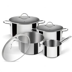 BATERIA DE COCINA INOX. SUPREME 7PCS.