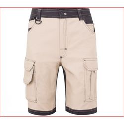 BERMUDA CANVAS STRETCH BEIGE ARENA/NEGRO T-M