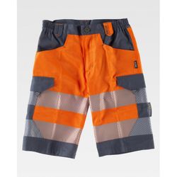BERMUDA REF.C2705 NARANJA A.V.+GRIS OSCURO T-S