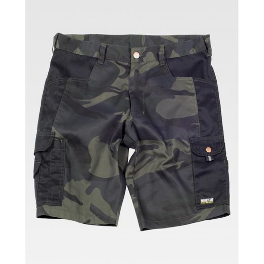 BERMUDA REF.S8516 CAMUFLAGE GRIS+NEGRO T-M