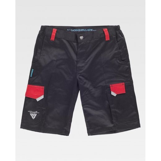 BERMUDA REF.WF2817 NEGRO+ROJO T-M