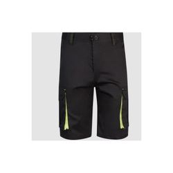 BERMUDA STRETCH BICOLOR NEGRO/AMARILLO FLÚOR T- 44