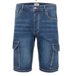 BERMUDAS DENIM STRETCH MULTIBOLSILLOS COLOR DENIM T-L