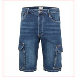 BERMUDAS DENIM STRETCH MULTIBOLSILLOS COLOR DENIM T-S