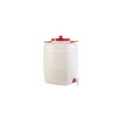 BIDON DE PLASTICO RECTANGULA CON GRIFO - 25L