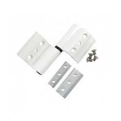 BISAGRA 40/20 ALUMINIO BLANCO DCHA (D)