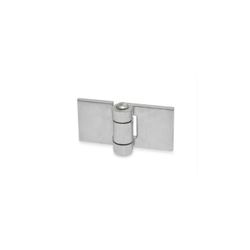BISAGRA DE CHAPA METALICA INOX 60X40X6MM GN 1362-NI-60-40-A-BL