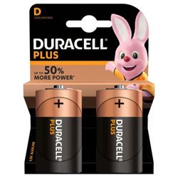 BL.2 PILAS ALC. GAMA PLUS LR20 DURACELL