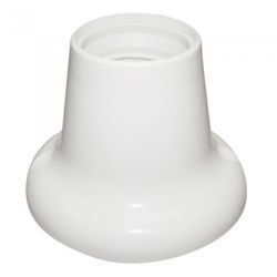 BLANCO PORTALAMPARAS E-27 ZOCALO RECTO