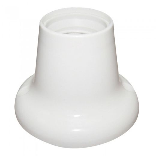BLANCO PORTALAMPARAS E-27 ZOCALO RECTO