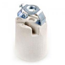 BLANCO PORTALAMPARAS ONLEX E-14 PORCEL.M10
