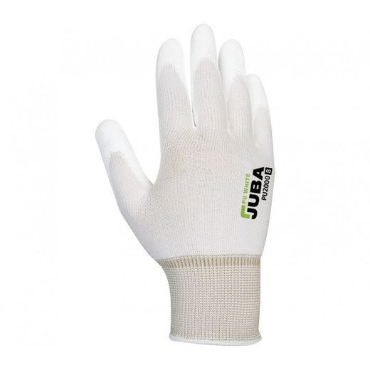 BNPU2000/7 GUANTE NYLON PALMA RECUBIERTA DE POLIURETANO CON PUÑO COLOR BLANCO