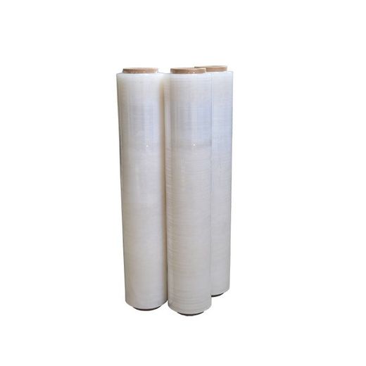 BOBINA FILM ESTIRABLE MANUAL TRANSPARENTE 23 MICRAS ANCHO 50 CM