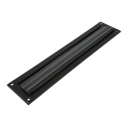 Amig 17589 | bocacartas 2 | 342 x 73 mm | acero | negro