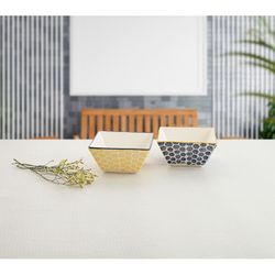 BOL CUADRADO PORCELANA 14CM PIPPA QD