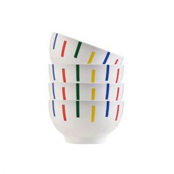 BOL PORCELANA 650 ML. BENETTON. JUEGO 4 UNIDADES