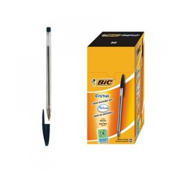 BOLIGRAFO BIC CRISTAL MEDIUM NEGRO