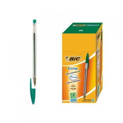 BOLIGRAFO BIC CRISTAL MEDIUM VERDE