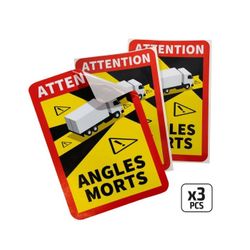 BOLSA 3 ADHESIVOS SEÑALIZACION ANGULOS MUERTOS