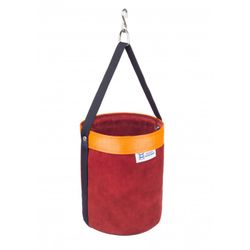 BOLSA CILINDRICA DE CUERO 210 X 280 MM.