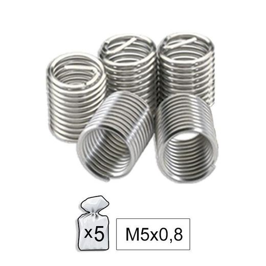 BOLSA DE 5 RECAMBIOS HELICOIL M5X0,8