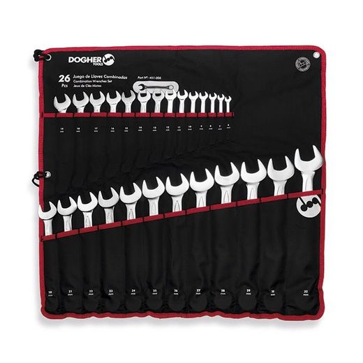 BOLSA NYLON 26 LLAVES COMBINADAS 6-32MM