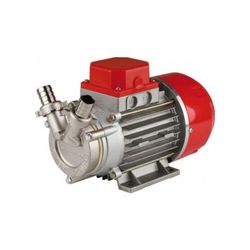 BOMBA TRASVASE BATERIA EN ACERO INOXIDABLE 24 V R D.20 1700 L/H