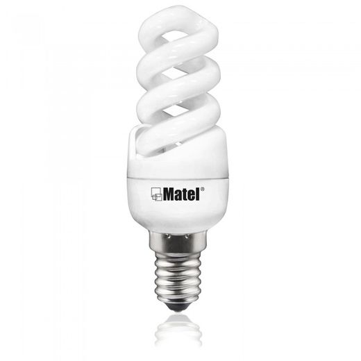 BOMBILLA B/C. ESPIRAL MINI L/FRIA E-14 15W