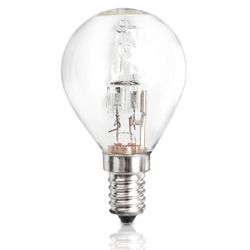 BOMBILLA HALOGENA ECO ESFERICA CLARA E-14 28W