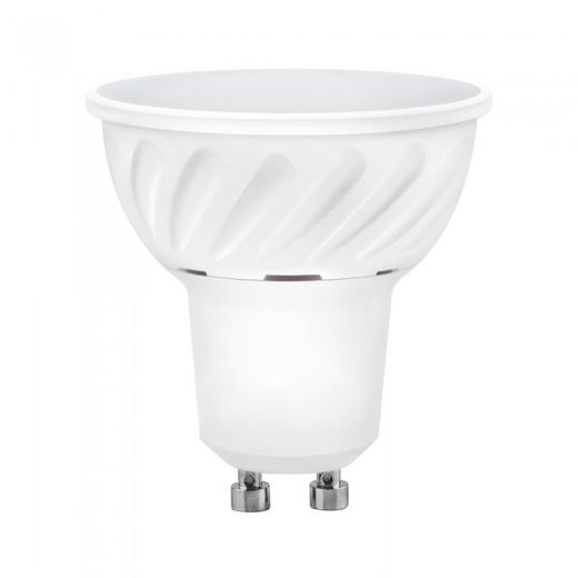 BOMBILLA LED DICROICA ALUMINIO FUNDIDO 120ºGU10 8W.C
