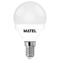 BOMBILLA LED ESFERICA 3UNID.E14 5W.FRIA