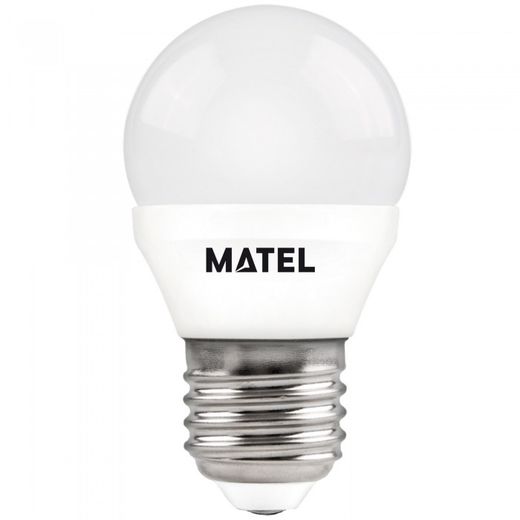 BOMBILLA LED ESFERICA 3UNID.E27 5W.CALIDA