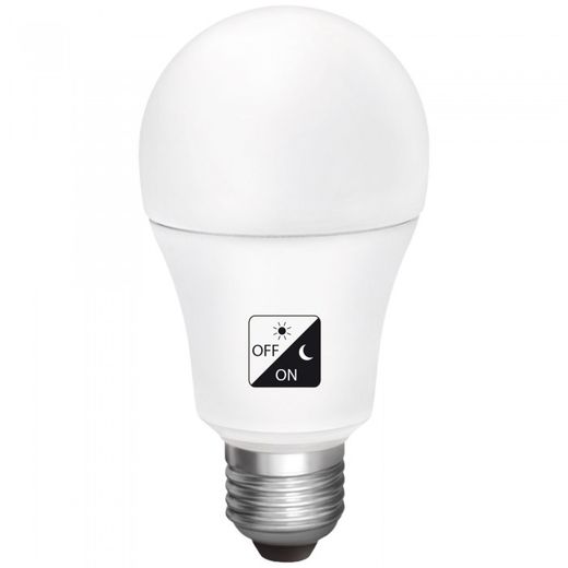 BOMBILLA LED ESTANDAR SENS.CREPUSC.E27 10W.C
