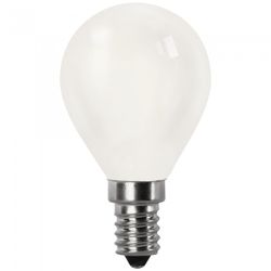 BOMBILLA LED FILAMENTO ESFERICA OPAL E14 4W.FRIA