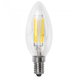 BOMBILLA LED FILAMENTO VELA CLARA E14 4W.CALI