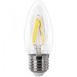 BOMBILLA LED FILAMENTO VELA CLARA E27 4W.FRIA