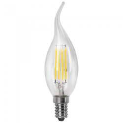 BOMBILLA LED FILAMENTO VELA FLA.CLARA E14 4W.CA