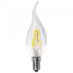 BOMBILLA LED FILAMENTO VELA FLA.CLARA E14 6W.CA