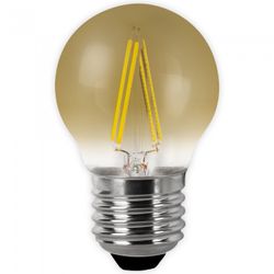 BOMBILLA LED FILAMENTO VINTAGE ESFERICA E27 4W.